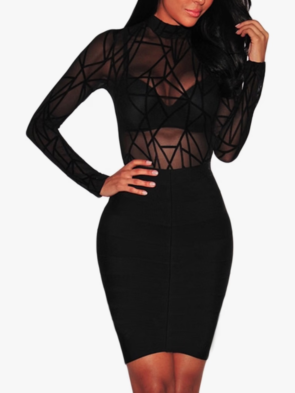 Momosani Sheer Bodysuit - Size Medium